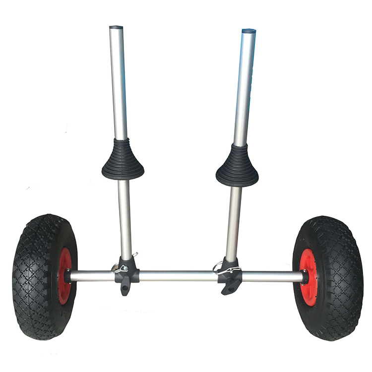 Fishing Kayak Cart - Aluminum Folding Universal Kayak Carrier Trolley