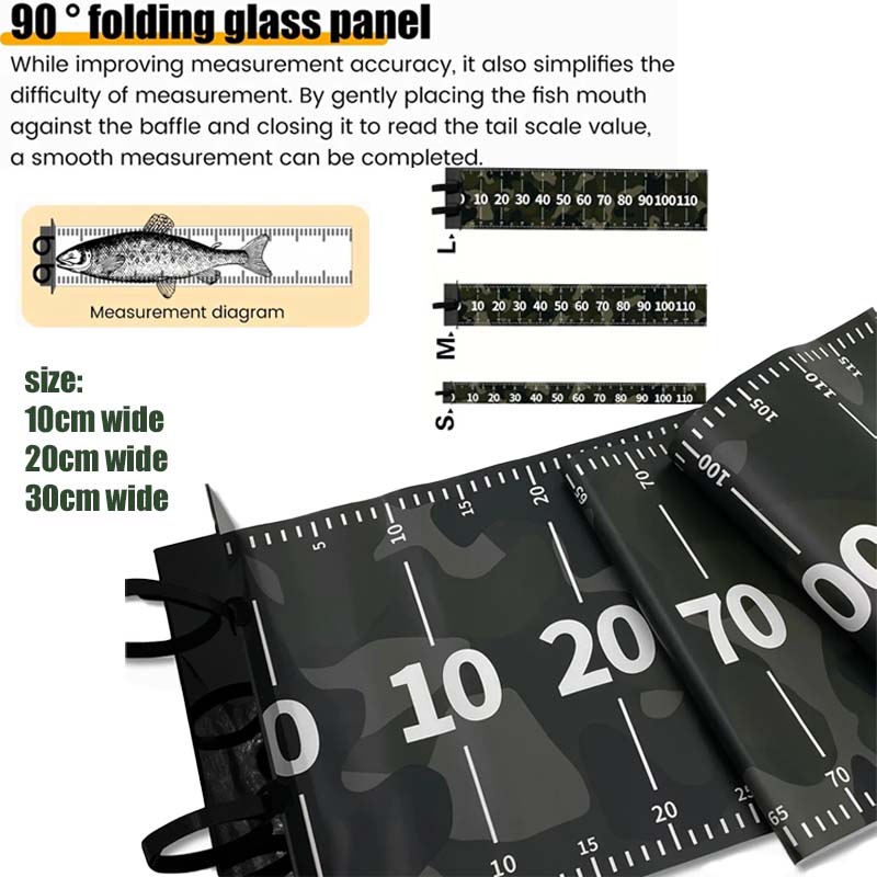 1pcs Fishing Ruler PVC Waterpr - Fishing Kayak Crate incelemesi ve fiyatı