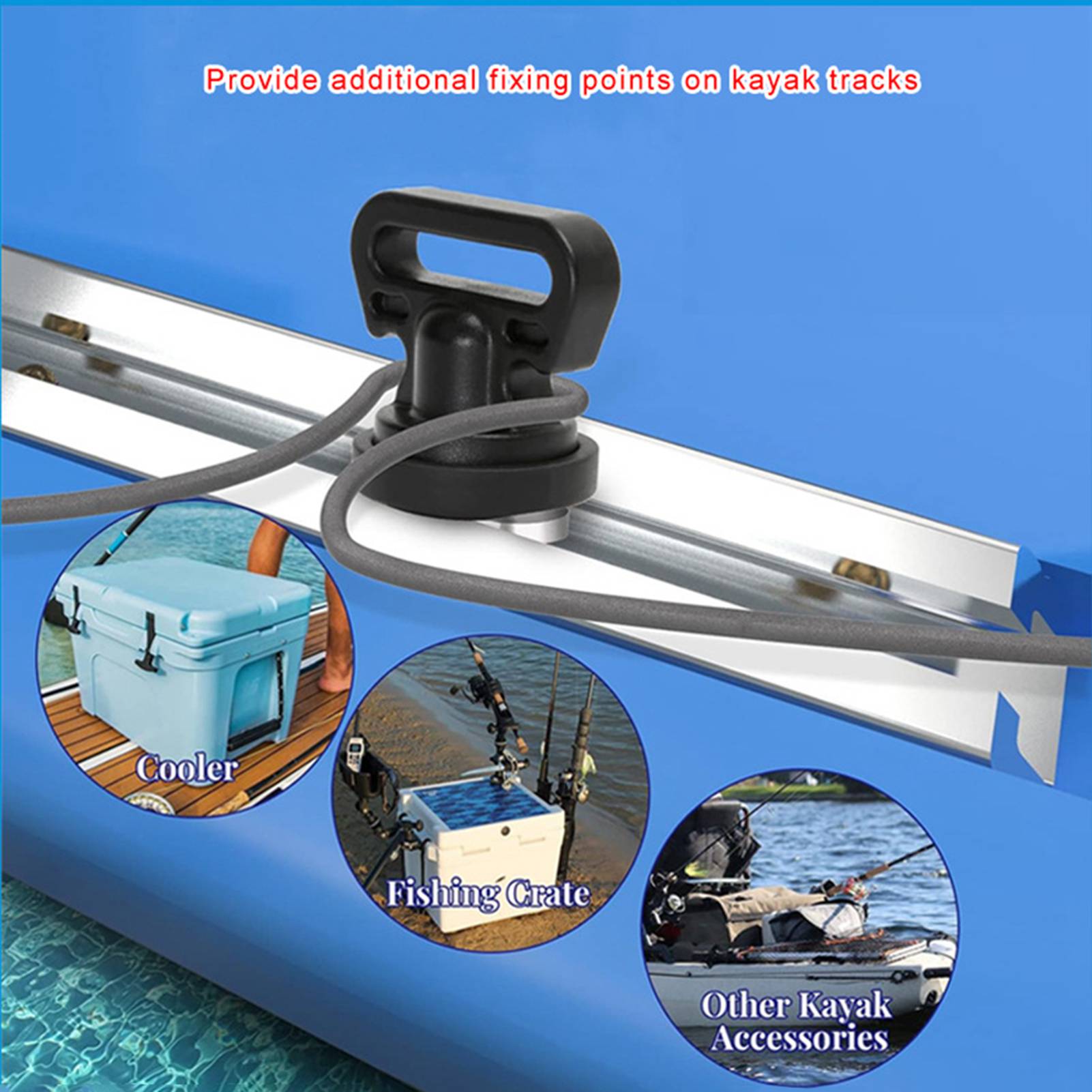 4pcs Kayak Track Mount Vertica - Fishing Kayak Crate incelemesi ve fiyatı