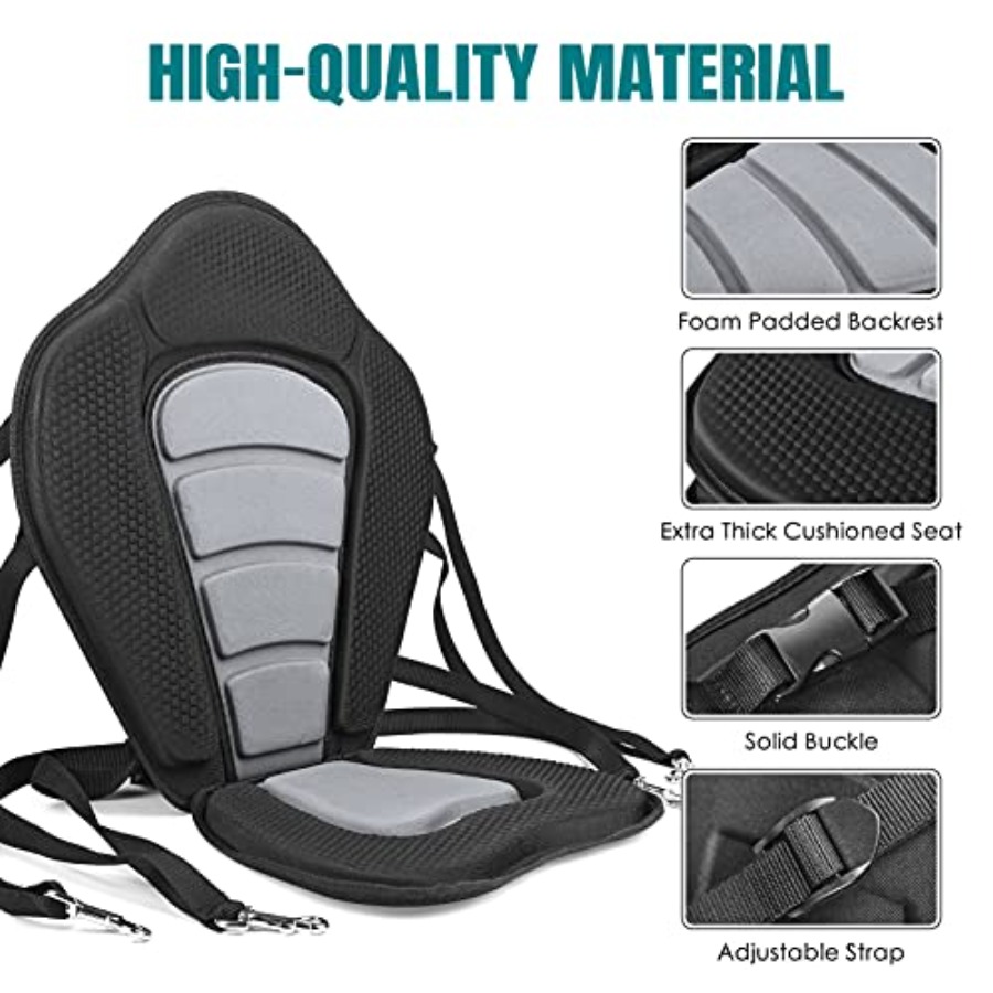 Deluxe Padded Kayak Seat with  - Fishing Kayak Storage Bag incelemesi ve fiyatı