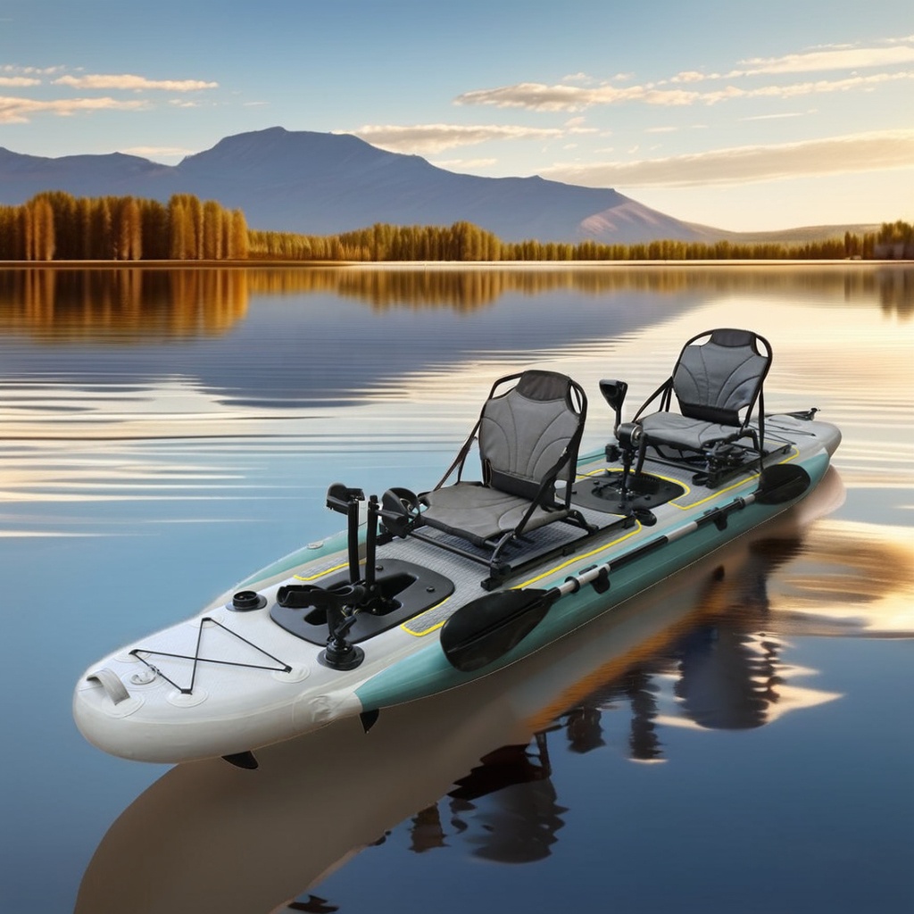 14ft Inflatable Fishing Canoe  - Fishing Kayak Seat incelemesi ve fiyatı