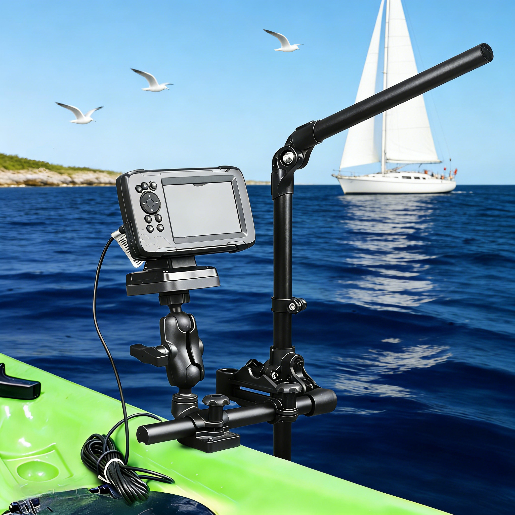 VIN Mounts Universal Sonar Fis - Fishing Kayak Fish Finder Mount incelemesi ve fiyatı