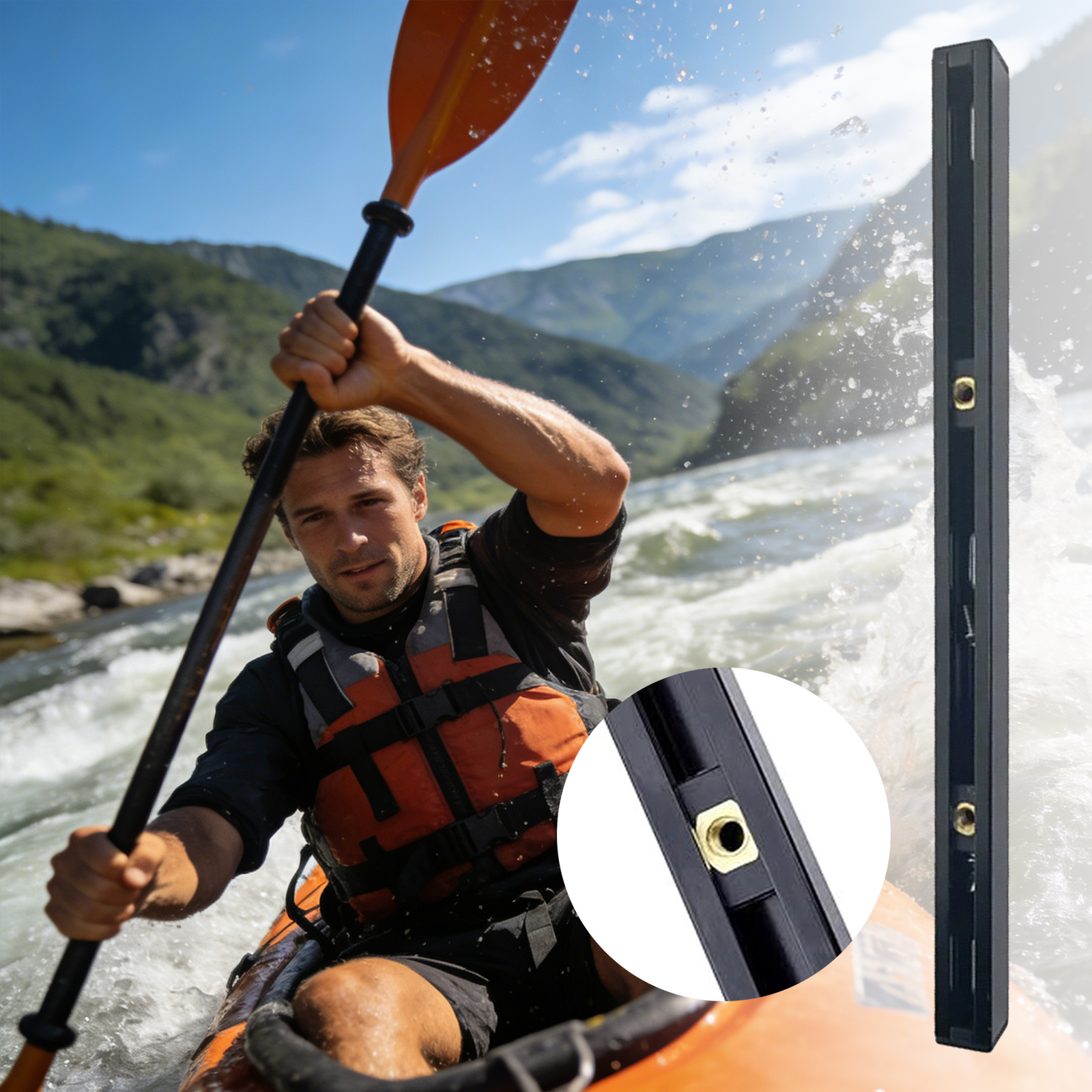 ABS Side Mount Kayak Slide Tra - Fishing Kayak Storage Bag incelemesi ve fiyatı
