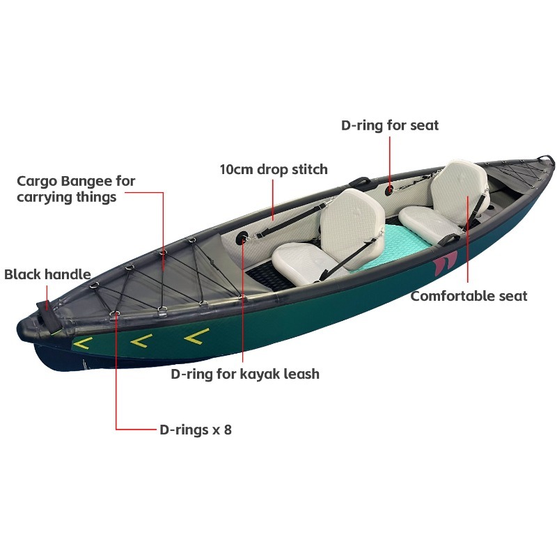 New Design 4.2m Portable Infla - Fishing Kayak Inflatable incelemesi ve fiyatı