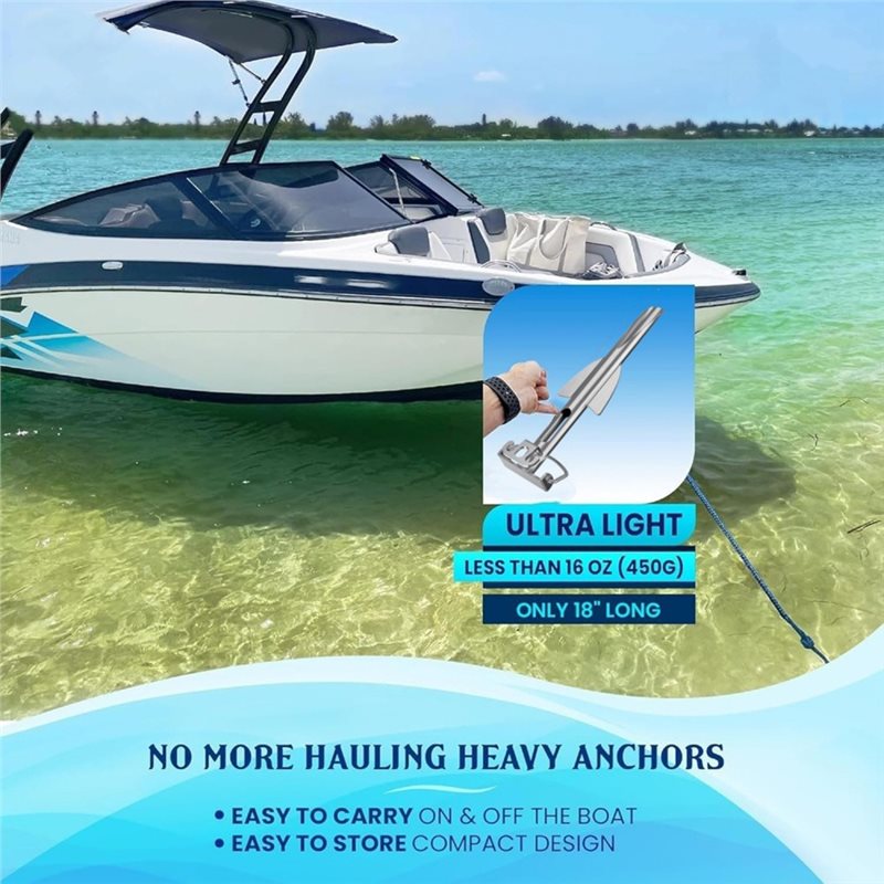 A12E-Shallow Water Boat Anchor - Fishing Kayak Anchor incelemesi ve fiyatı
